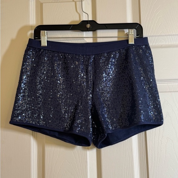 Aerie Navy Sequin Shorts - Picture 1 of 8